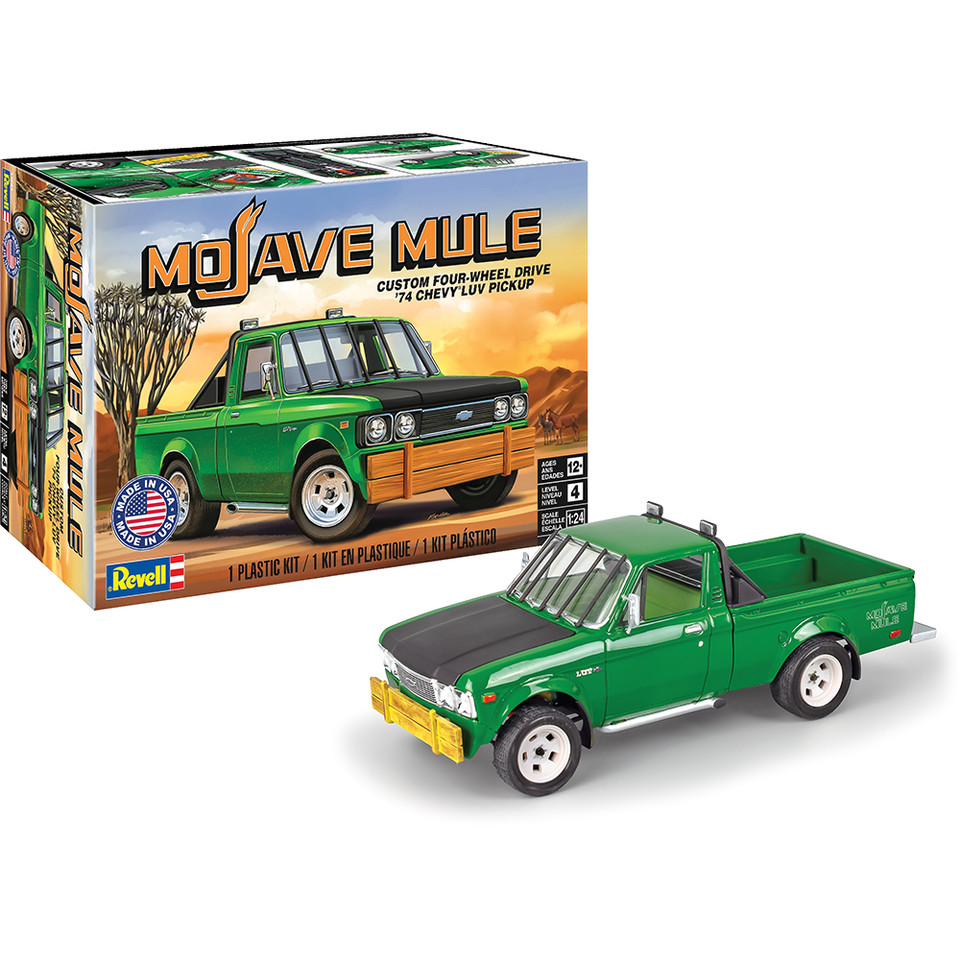 Mojave Mule '74 Chevy Luv Pickup 1:24 Scale Plastic Model Kit by Revell Main Image