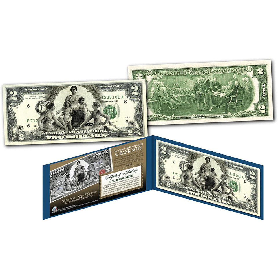 1896 Educational Series $2 Note  Merrick Mint (EDUC_TWO) Main Image