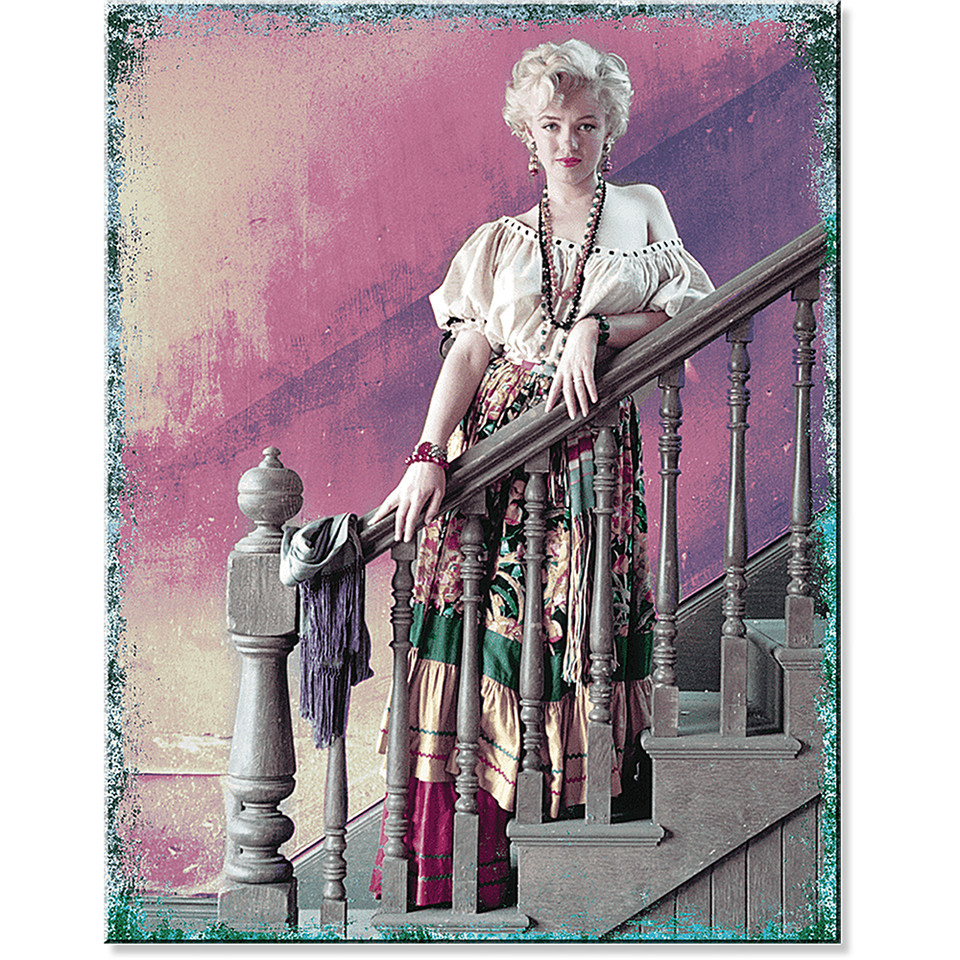 Marilyn Monroe - Dress Metal Sign Desperate Enterprises (2924)   by Desperate Enterprises Main Image
