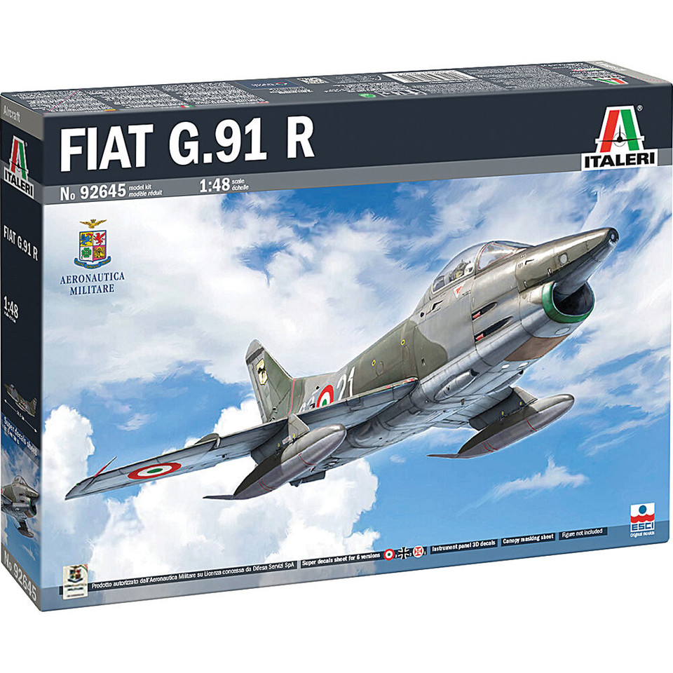 Fiat G.91R 1/48 Kit 1:48 scale Plastic by Italeri Main Image