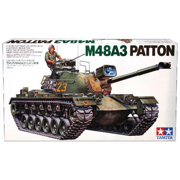M48A3 Patton Tank 1/35 Kit 1:35 Scale  by Tamiya Main Image