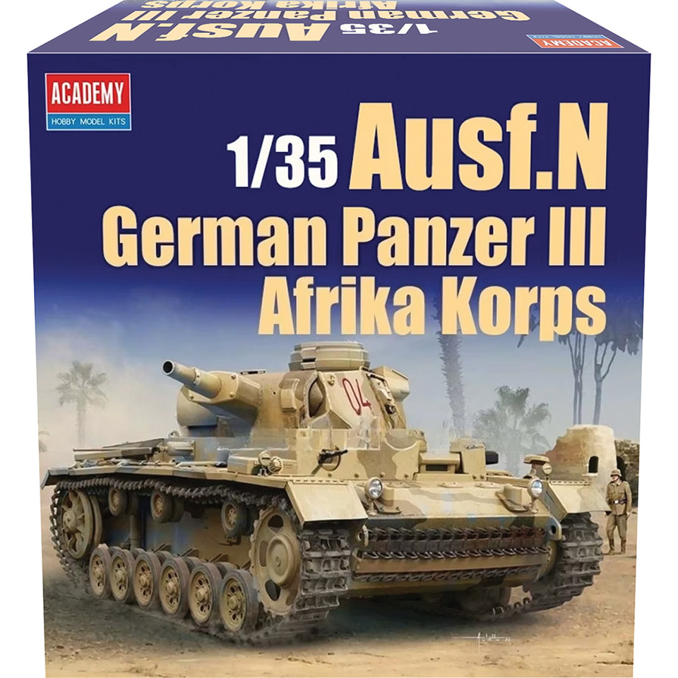 Panzer III Ausf. N 1/35 Kit ACADEMY (13567) 1:35 scale Plastic by Academy Main Image