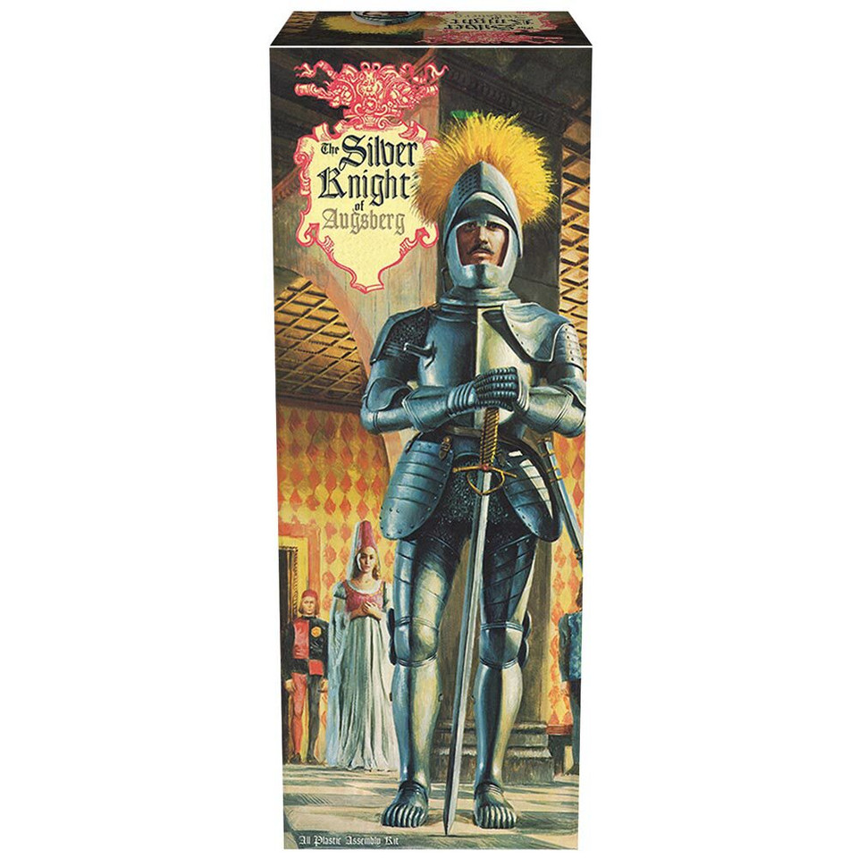 Silver Knight 1/8 Scale Figure Kit Atlantis Models A471 Main Image