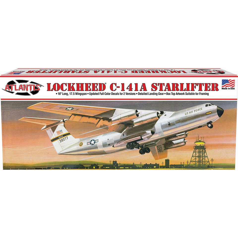 C-141A Starlifter 1/108 Kit Atlantis (A376) 1/108 Plastic by Atlantis Models Main Image