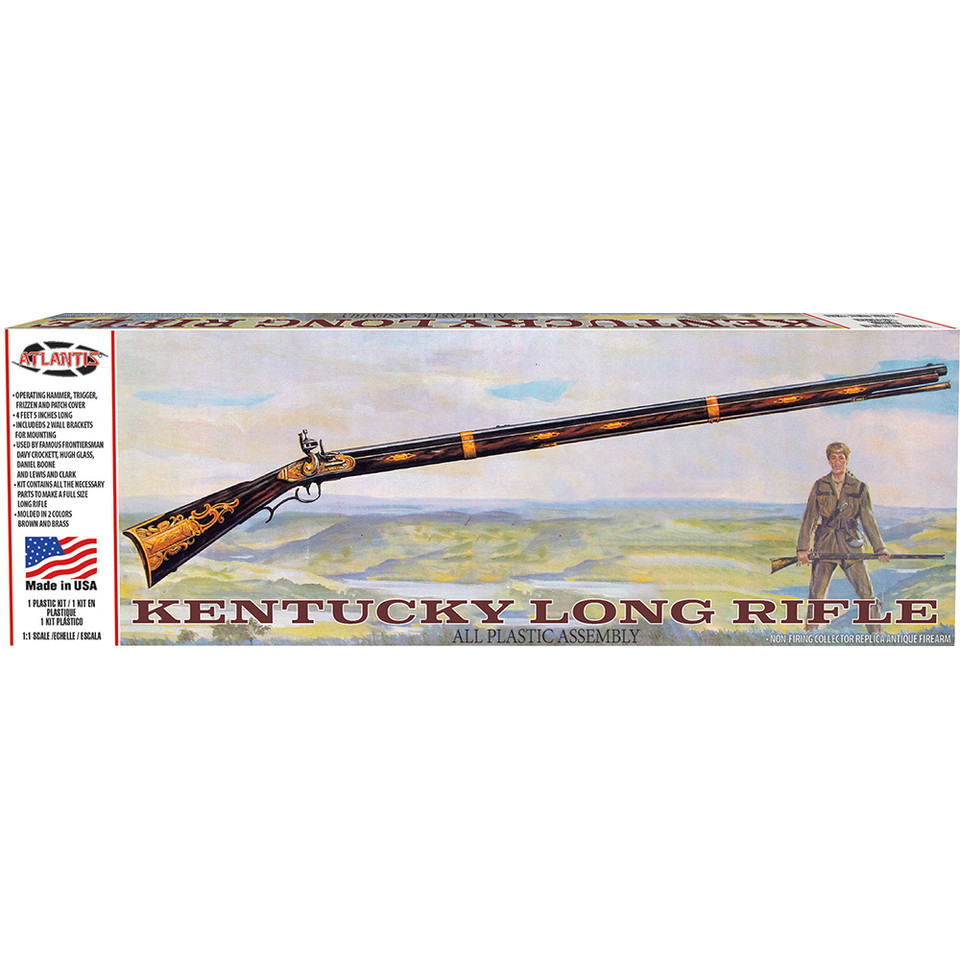 Frontiersman Kentucky Long Rifle  Atlantis (P195) 1:1 scale Plastic by Atlantis Models Main Image