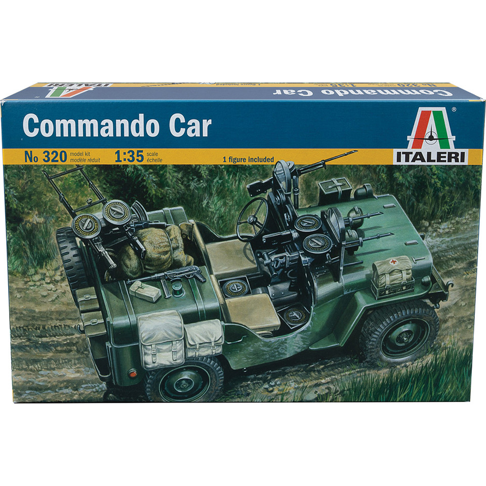 Commando Car 1/35 Kit Italeri (0320) 1:35 scale Plastic by Italeri Main Image