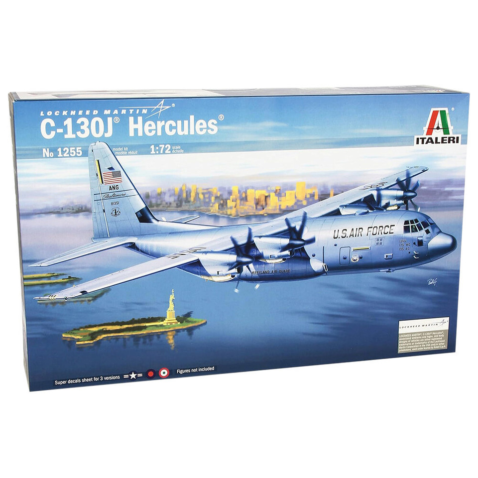 C-130J Hercules 1/72 Kit 1:72 Scale Plastic by Italeri Main Image