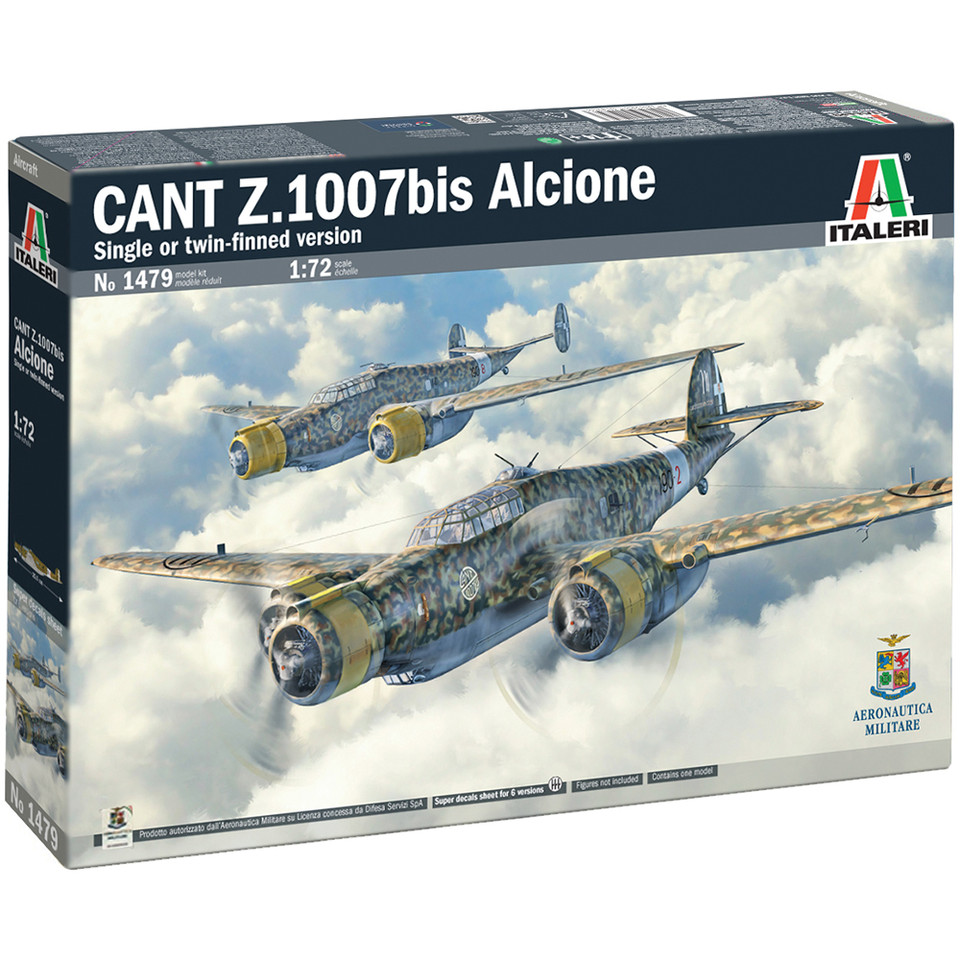 CANT Z.1007 Alcione 1/72 Kit 1:72 scale Plastic by Italeri Main Image