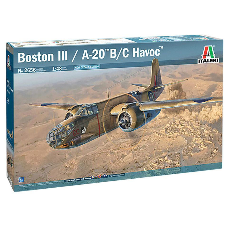 A-20B / Boston III 1/48 Kit Italeri (2656s) 1:48 Scale Plastic by Italeri Main Image