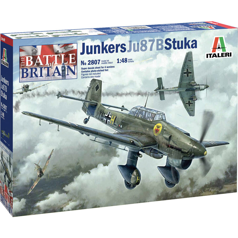 Ju 87 B Stuka 1/48 Kit Italeri (2807) 1:48 scale Plastic by Italeri Main Image