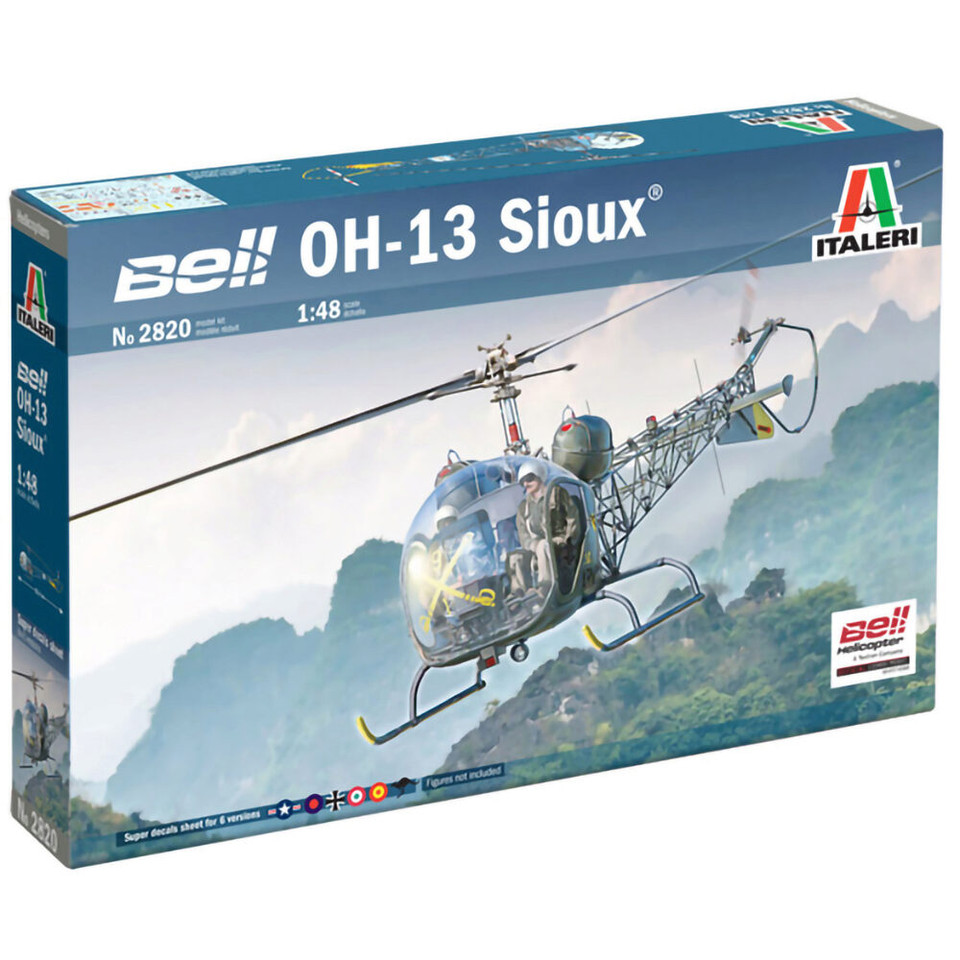 OH-13 Sioux 1/48 Kit 1:48 Scale Plastic by Italeri Main Image