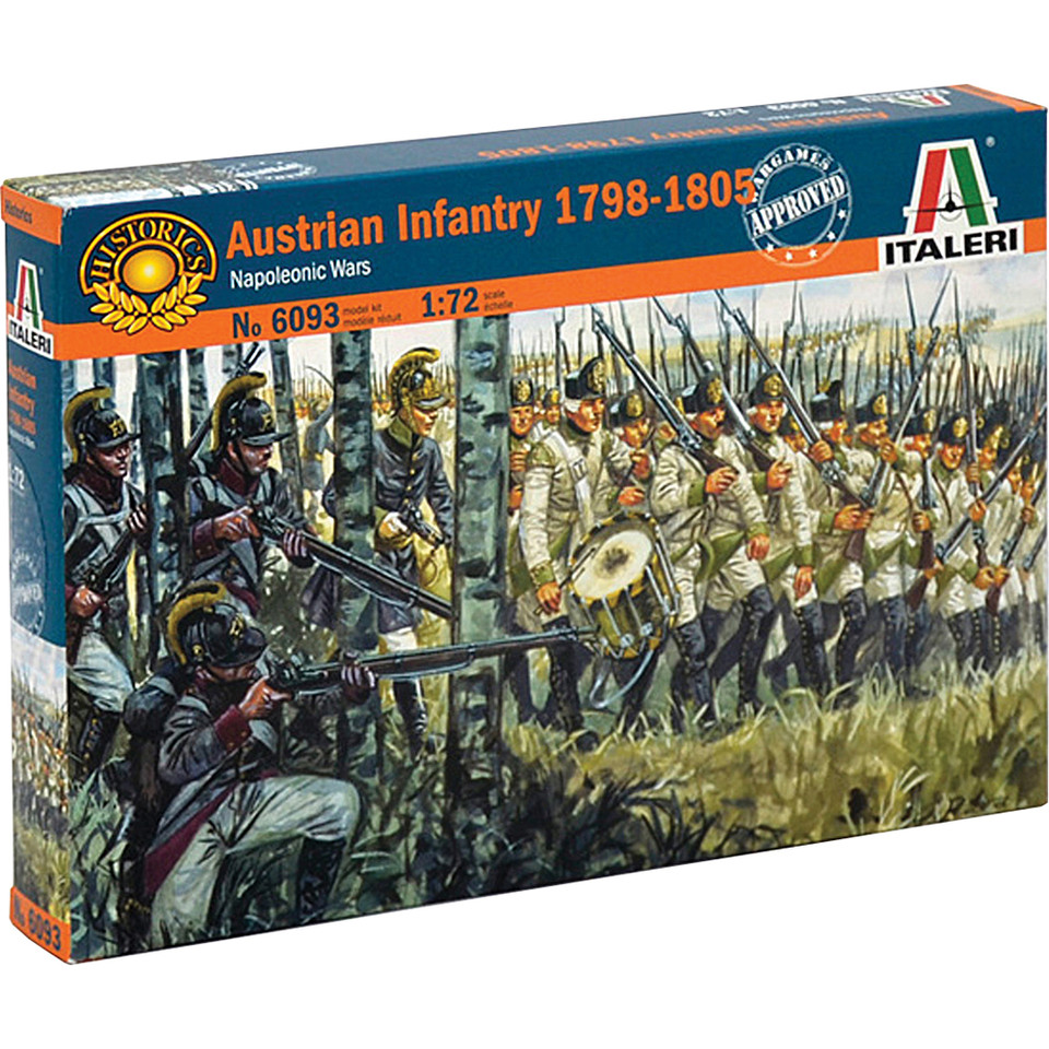 Austrian Infantry 1798-1805 1/72 Kit 1:72 scale Plastic by Italeri Main Image