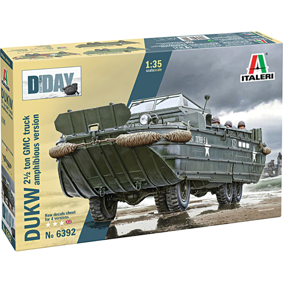 DUKW 1/35 Kit Italeri (6392) 1:35 scale Plastic by Italeri Main Image