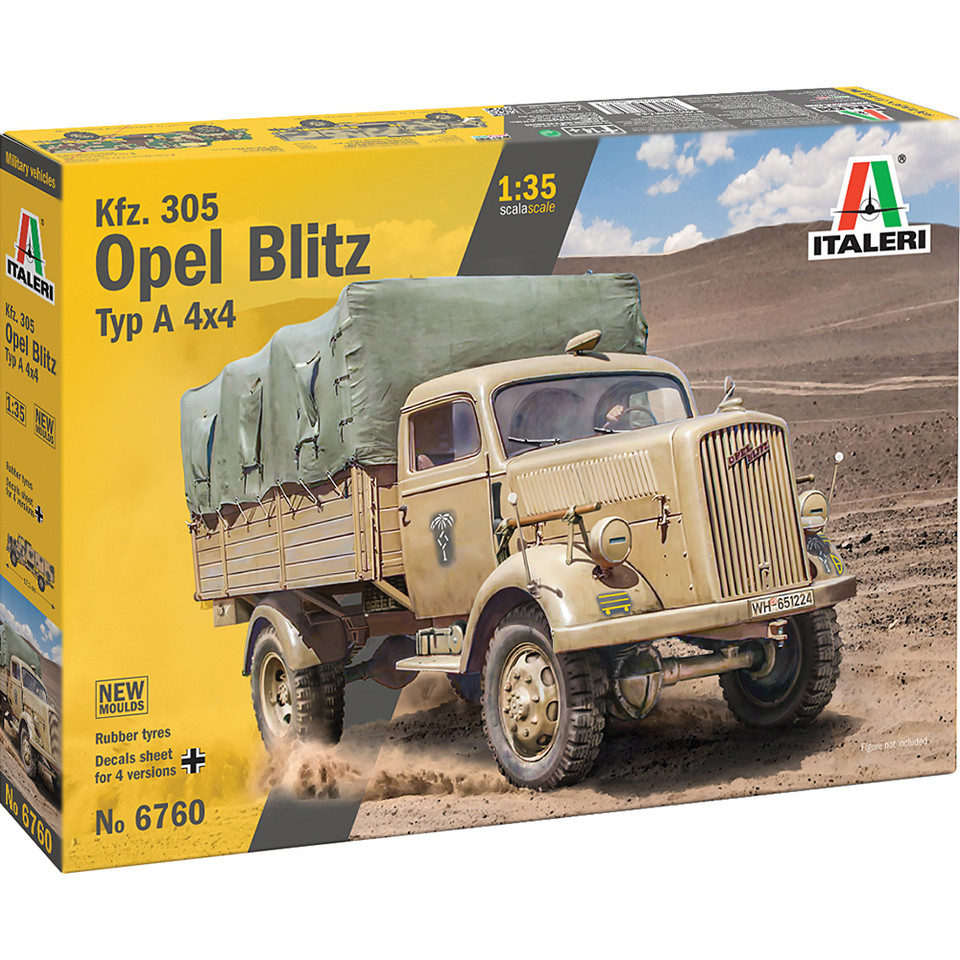 Kfz.305 Opel Blitz 1/35 Kit Italeri (6760) 1:35 scale Plastic by Italeri Main Image