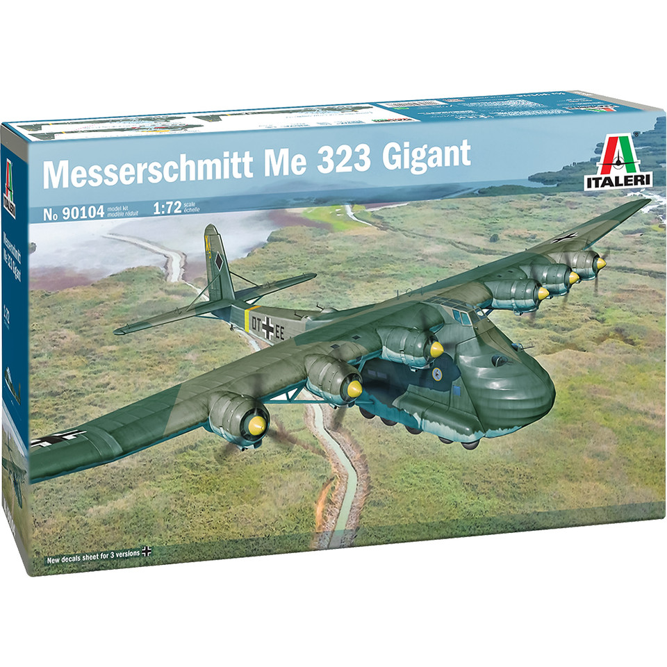 Messerschmitt Me 323 Gigant 1/72 Kit 1:72 scale Plastic by Italeri Main Image