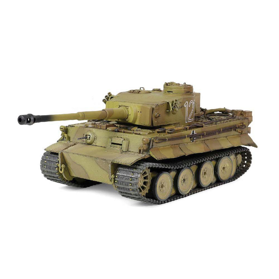 Sd.Kfz.181 PzKpfw VI Tiger Ausf. E 1/32 Die Cast Model #121 Schwere Panzerabteilung 501 1943 North African Front 1:32 Scale Die Cast Metal by Forces of Valor Main Image