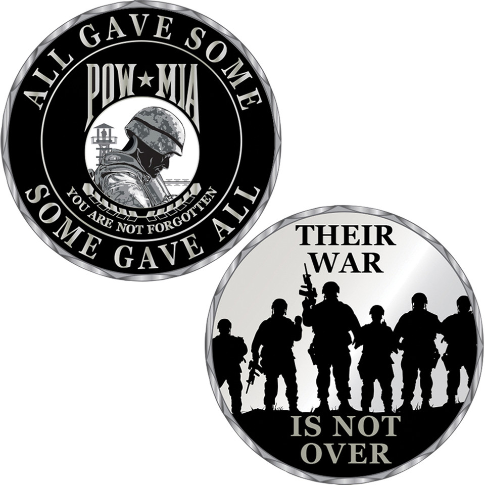 POW-MIA Challenge Coin Eagle Emblems (CH3400)   by Eagle Emblems Main Image