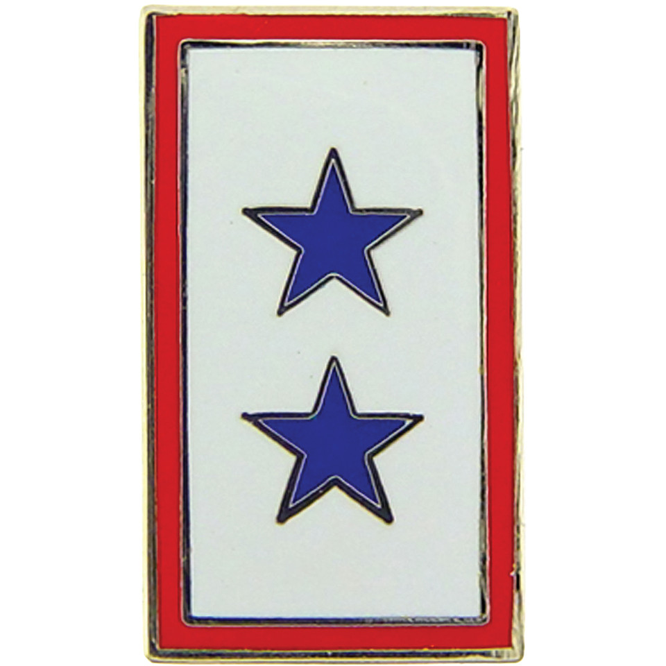Two Family Members in Service Lapel Pin Eagle Emblems (P14259)  Metal by Eagle Emblems Main Image