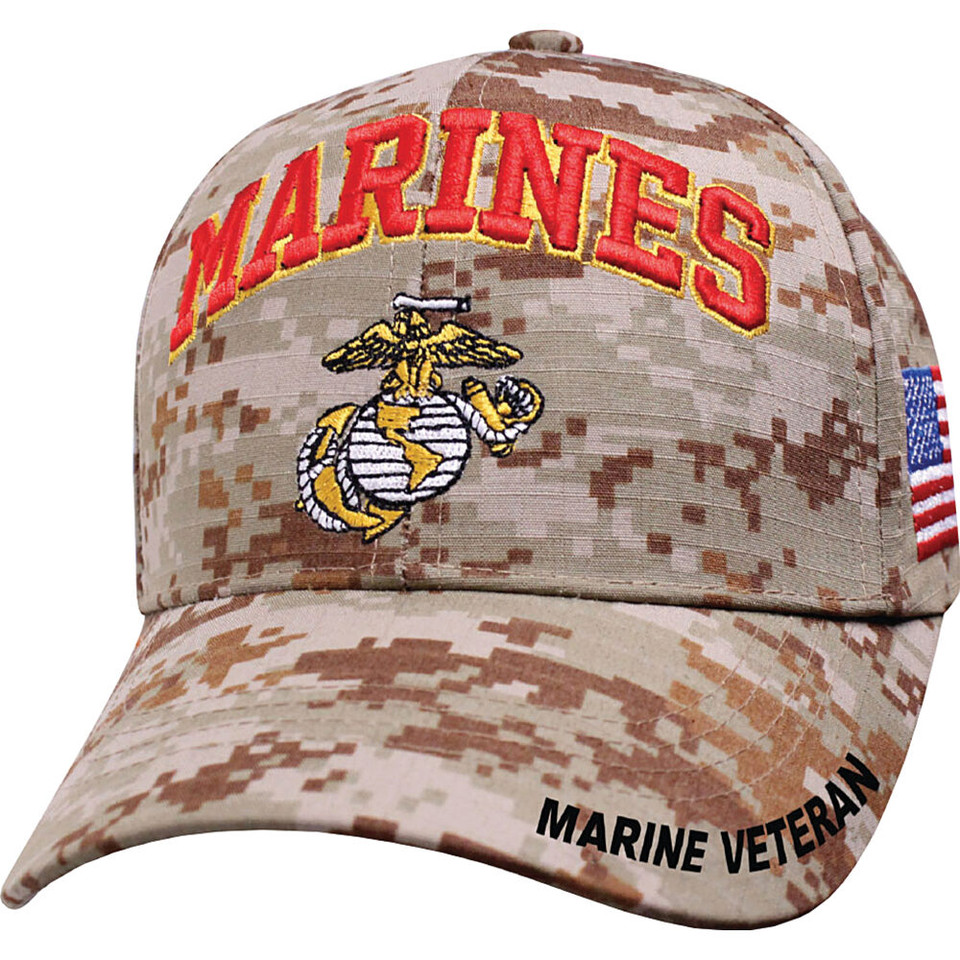Digital Pride Marine Veteran Cap  SVDPMA   by Capsmith Inc Main Image