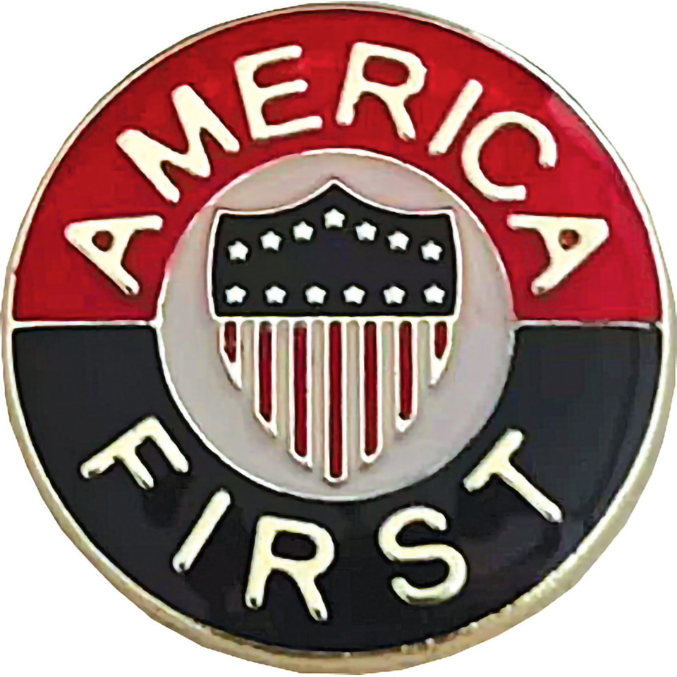 America First Shield Lapel Pin Ruffin (253940)   by Ruffin Flag Company Main Image