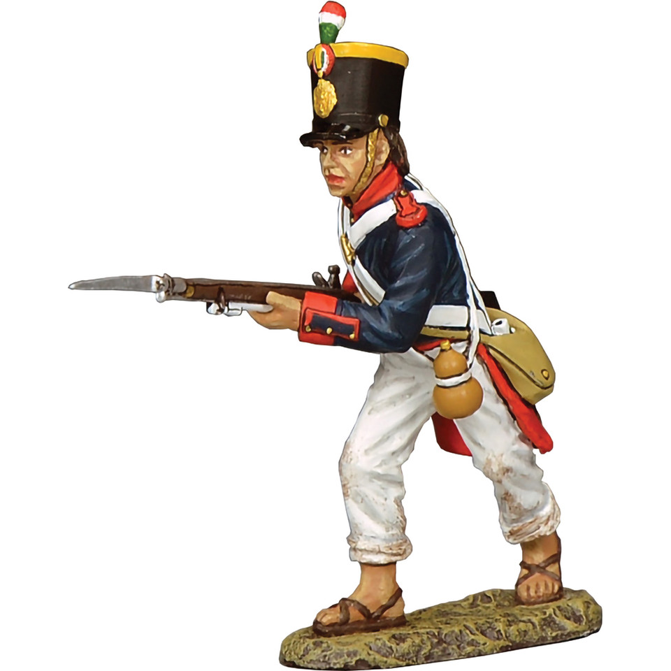 Santa Anna's Soldier Soldier Advancing 1/30 Figure K&C (RTA134) 1:30 scale Metal by King and Country Main Image