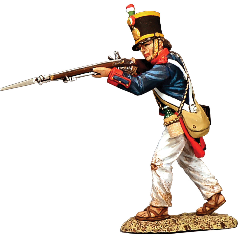 Santa Anna's Soldier Soldier Shooting to Front 1/30 Figure K&C (RTA135) 1:30 scale Metal by King and Country Main Image