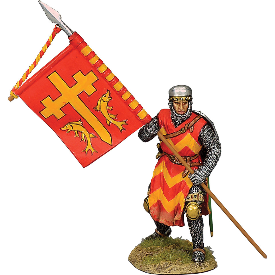 Crusader Priest Standard Bearer 1/30 Figure K&C (MK254) 1:30 scale Metal by King and Country Main Image