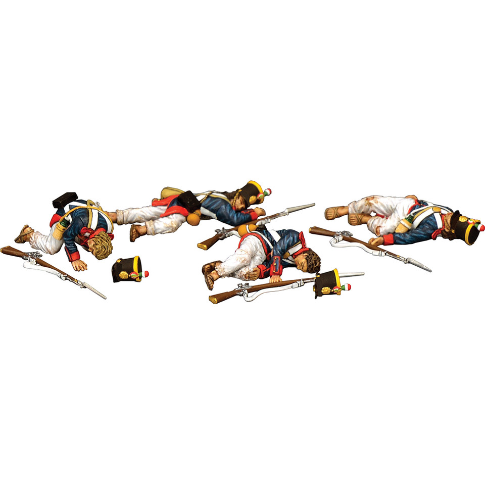 Santa Anna's Casualties of Battle 1/30 Figure Set K&C (RTA143) 1:30 scale Metal by King and Country Main Image