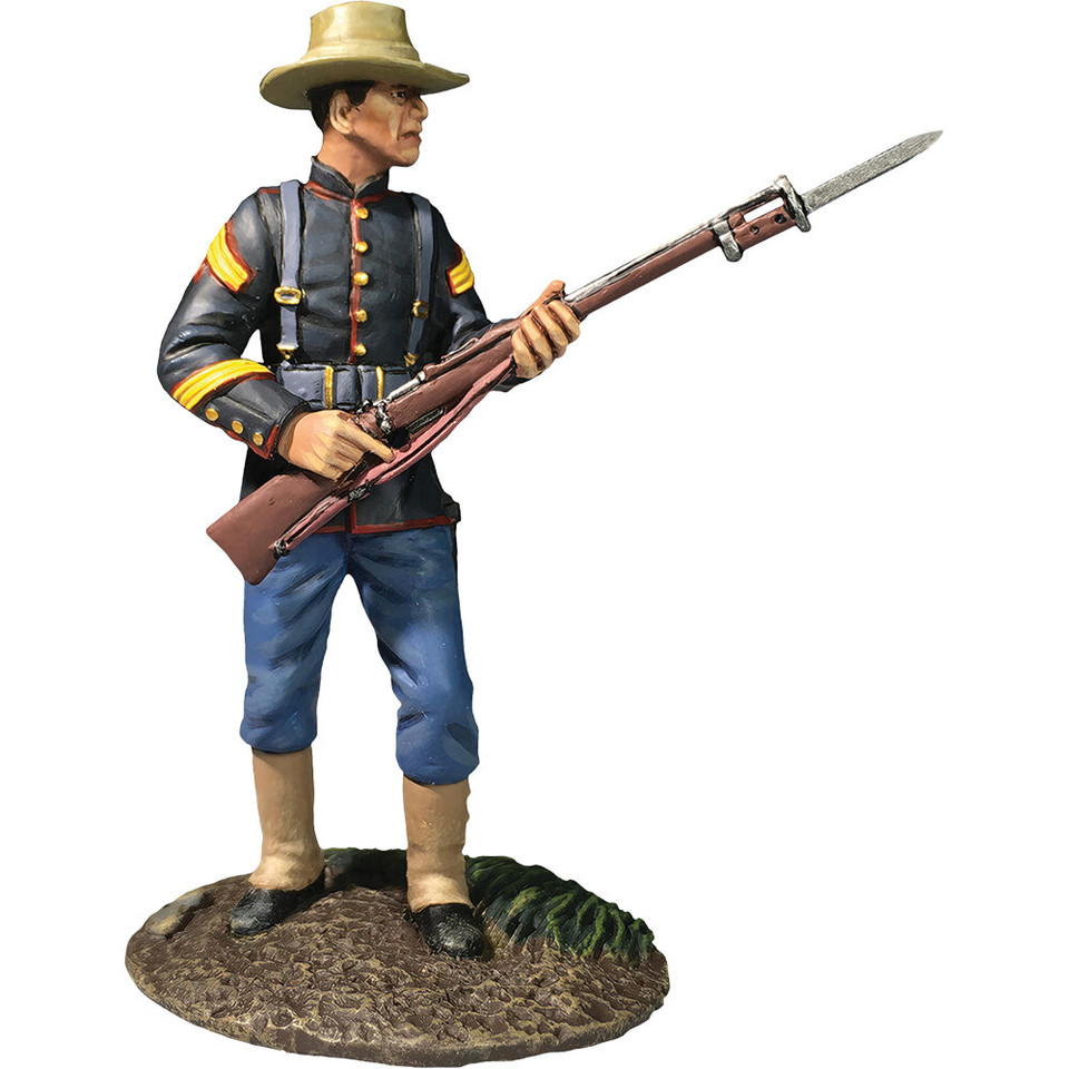 U.S. Marine NCO 1/30 Figure -1898 William Britain 13038 1:30 Scale Die Cast Metal by William Britain Main Image