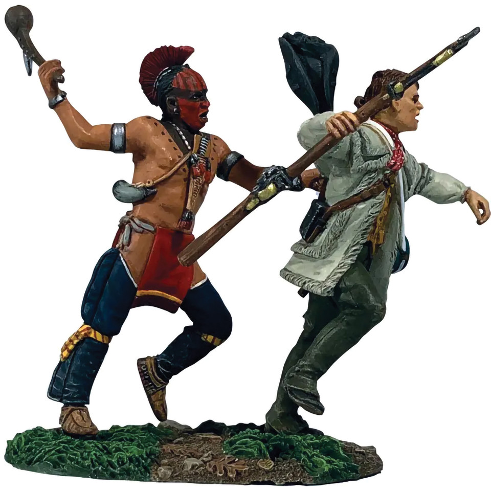 Woodland Indian Clubbing Continental Line 1/30 Figure Set William Britain (16072) 1:30 Scale Metal by William Britain Main Image