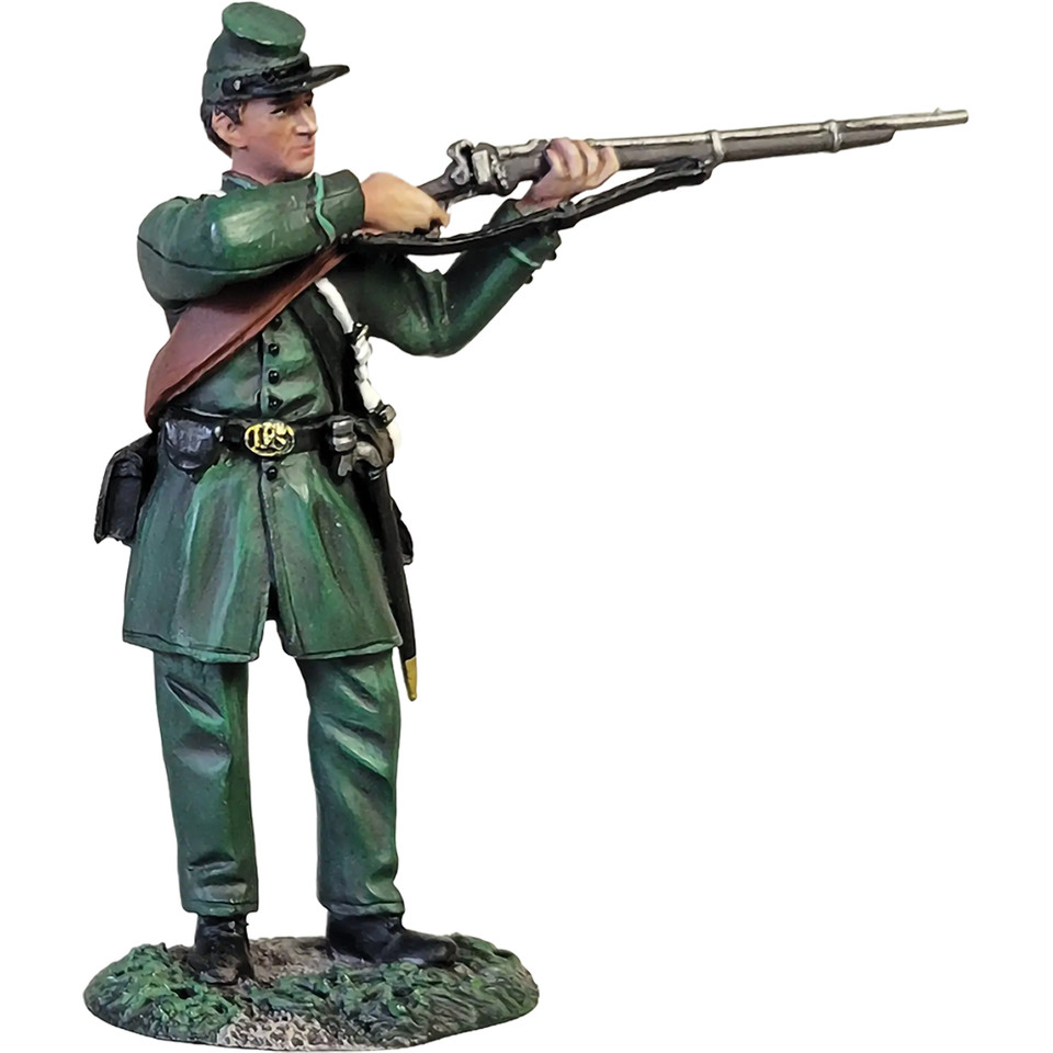 1st U.S. Berdan's Sharpshooter Standing Firing 1/30 Figure WILLIAM BRITAIN (31477) 1:30 scale Metal by William Britain Main Image