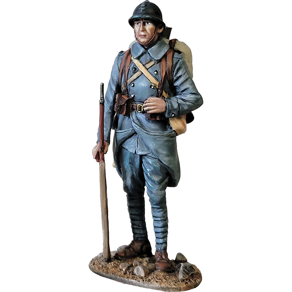 French Infantryman Standing with Rifle 1916-18 1/30 Figure William Britain (23140) 1:30 scale  by William Britain Main Image