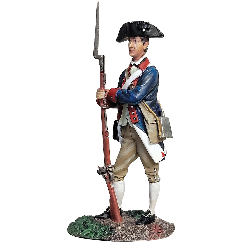 Continental Line Soldier Rest on Musket 1777-87 1/30 Figure William Britain (16215) 1:30 scale  by William Britain Main Image