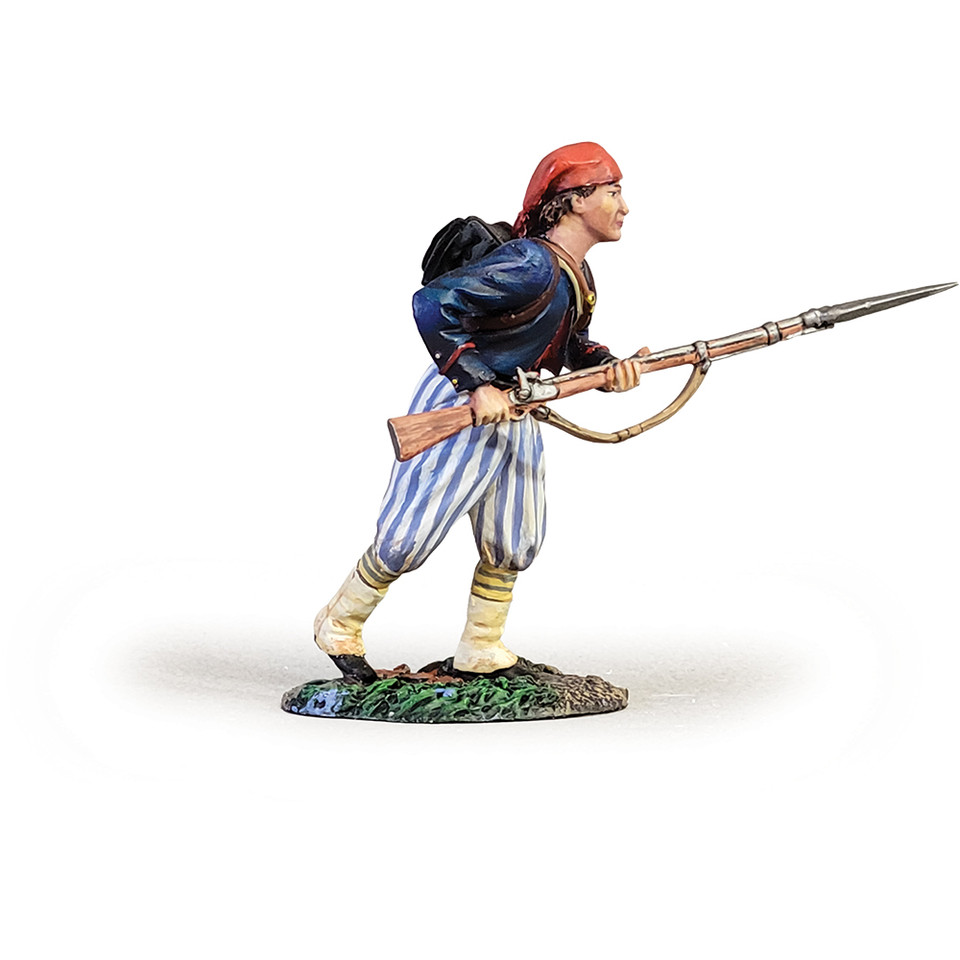 Louisiana Tiger Advancing at the Ready 1861-62 1/30 Figure  William Britain (31507) 1:30 scale Metal by William Britain Main Image