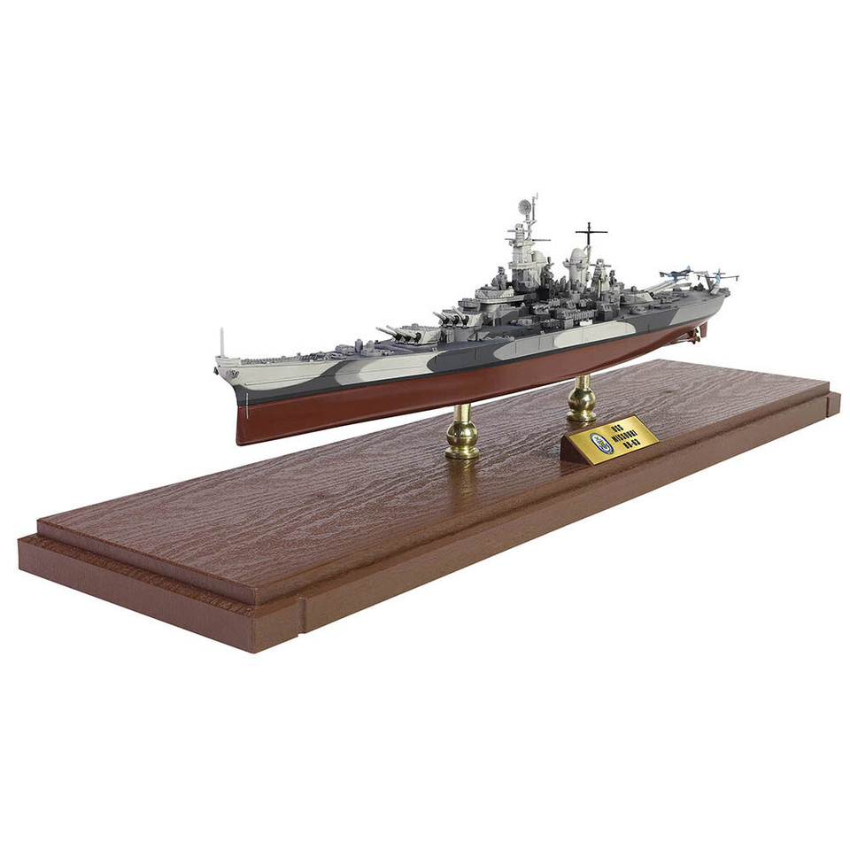 USS Missouri BB-63 1/700 Die Cast Model - Full Hull Display 1:700 scale Metal by Forces of Valor Main Image