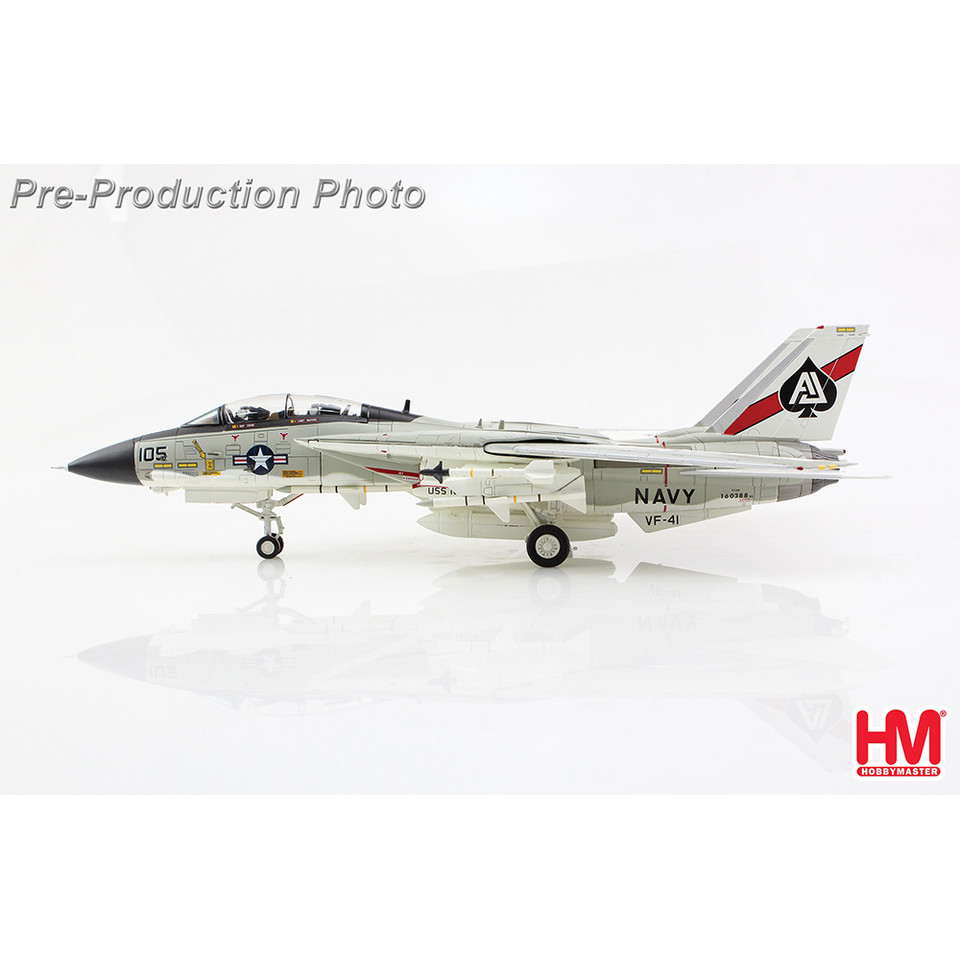 F-14A Tomcat 1/72 Die Cast Model - HA5261 VF-41"Black Aces", USS Nimitz, 1978 Main Image