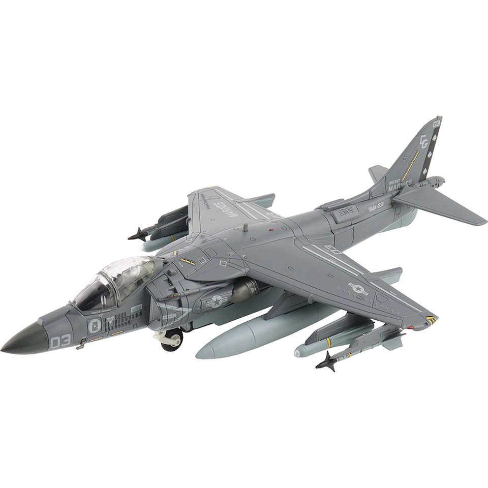 AV-8B Harrier II Plus 1/72 Die Cast Model Operation Inherent Resolve VMA-231 USCENTCOM 2017 1:72 scale Metal by Hobby Master Main Image