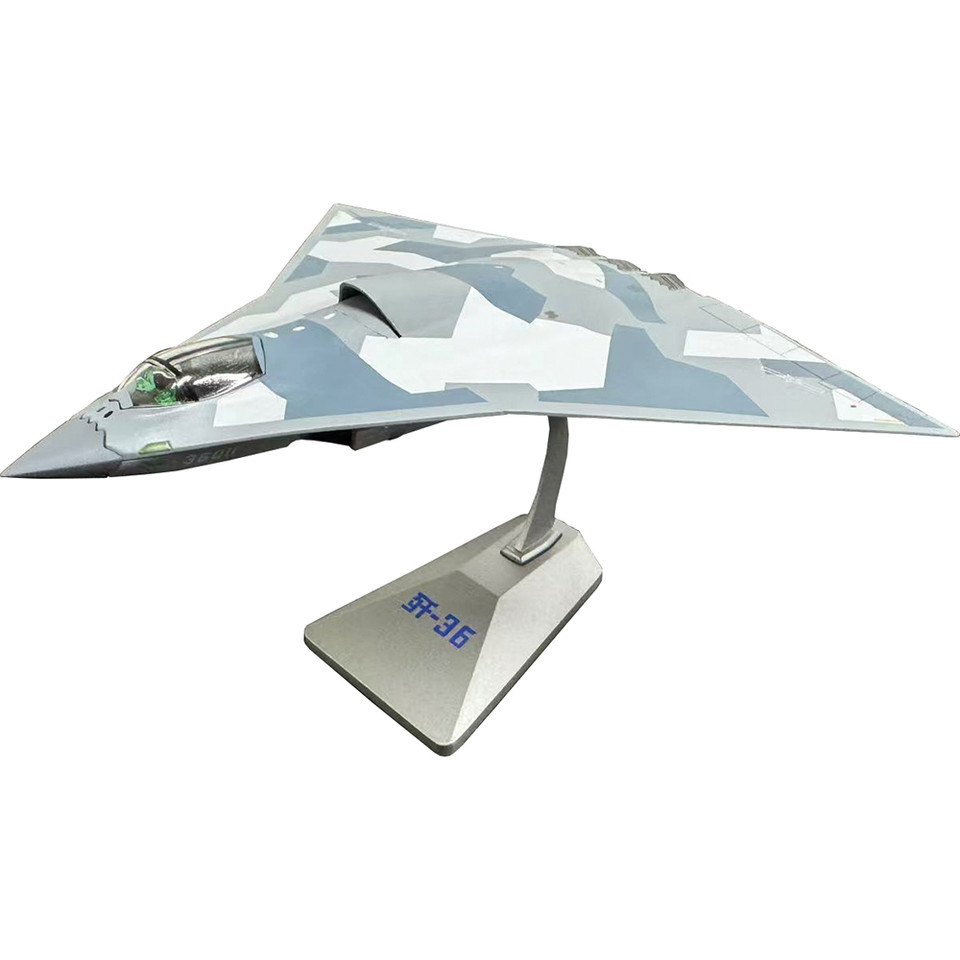 J-36 Stealth Fighter 1/144 Die Cast Model Main Image
