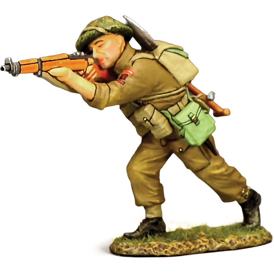 Gold Beach Running, Firing Rifleman 1/30 Figure K&C (DD414) Main Image