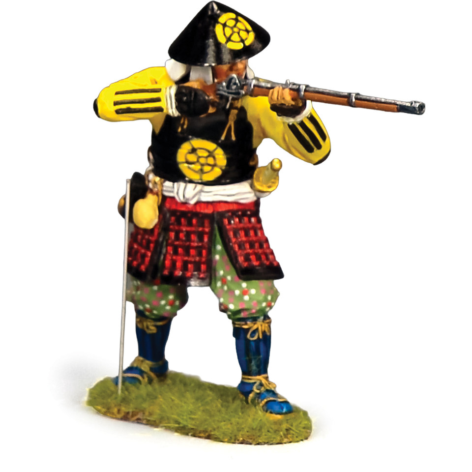 Ashigaru Arquebusier Preparing To Fire 1/30 Figure K&C (SW013) Main Image