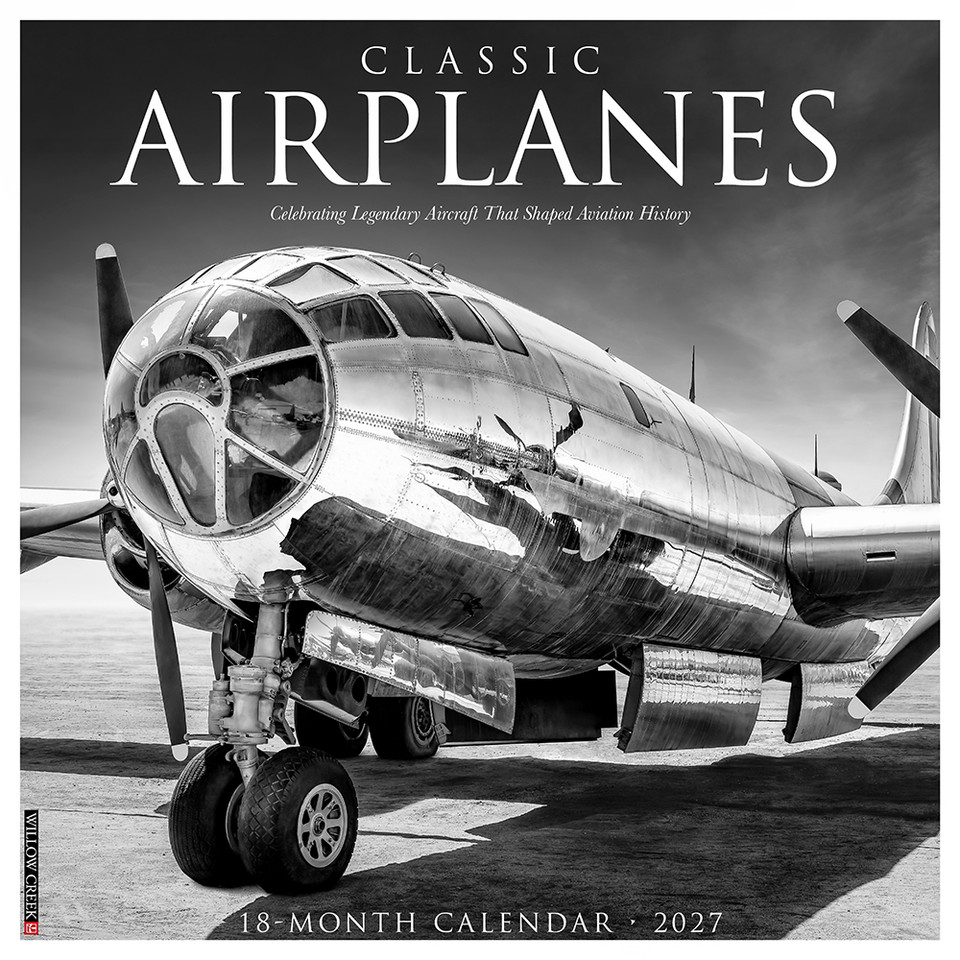Classic Airplanes 2027 Wall Calendar Willow Creek (65143)   by Willow Creek Press Inc. Main Image