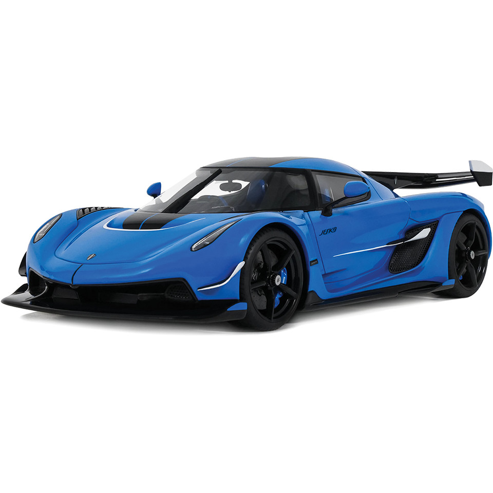 2025 Koenigsegg Jesko - Blue 1:18 Scale Cast Resin Model Car by GT Spirit Main Image