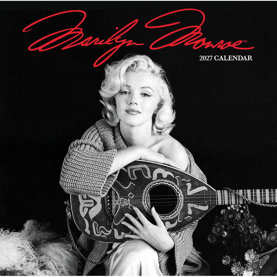 Marilyn Monroe B&W 2027 Wall Calendar CAROUSEL (270955)   by Carousel Calendars Main Image
