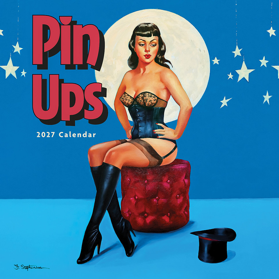 Pinups 2027 Wall Calendar CAROUSEL (270823)   by Carousel Calendars Main Image