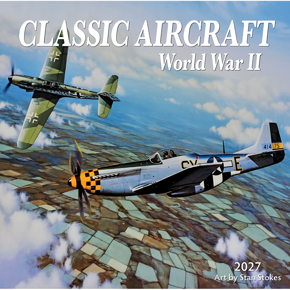 Classic Aircraft WWII 2027 Wall Calendar CAROUSEL (270853)   by Carousel Calendars Main Image