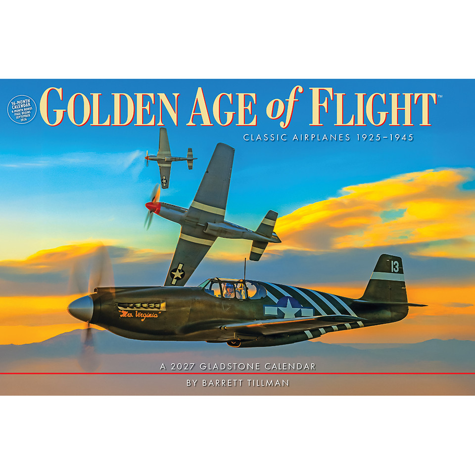 Golden Age of Flight 2027 Wall Calendar CAROUSEL (270563)   by Carousel Calendars Main Image