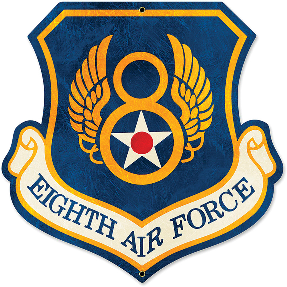 Eighth Air Force Metal Sign   by Vintage Sign Co. Main Image
