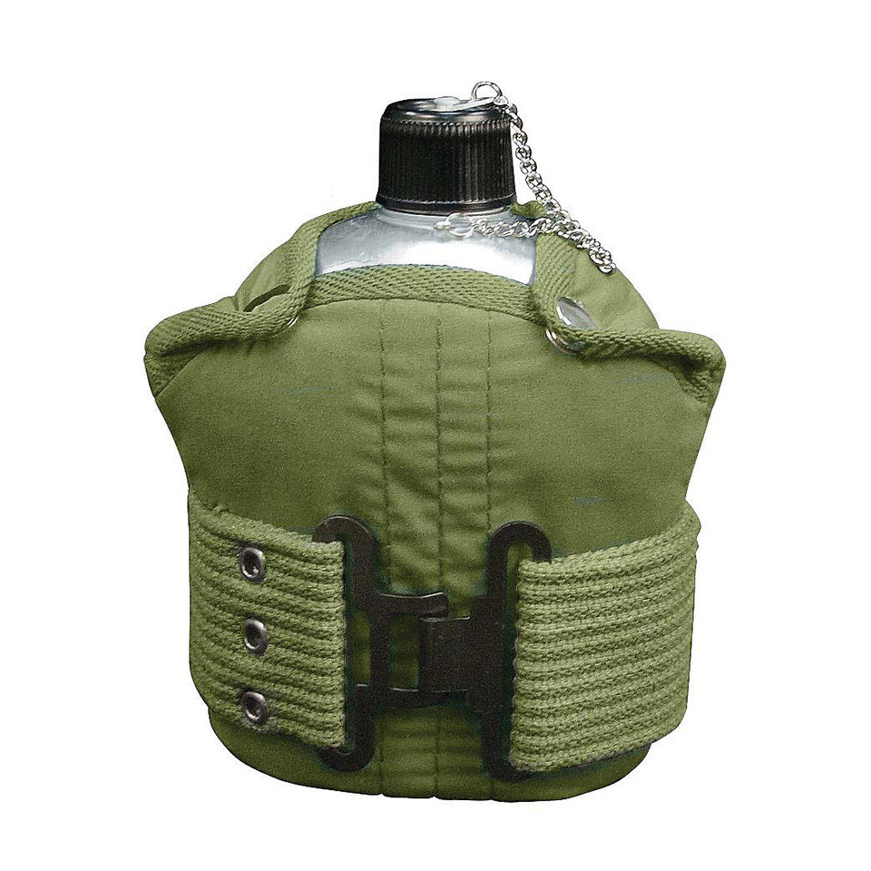 ALUMINUM CANTEEN & PISTOL BELT KIT Main Image