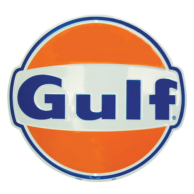 Gulf Gasoline Metal Sign Main Image
