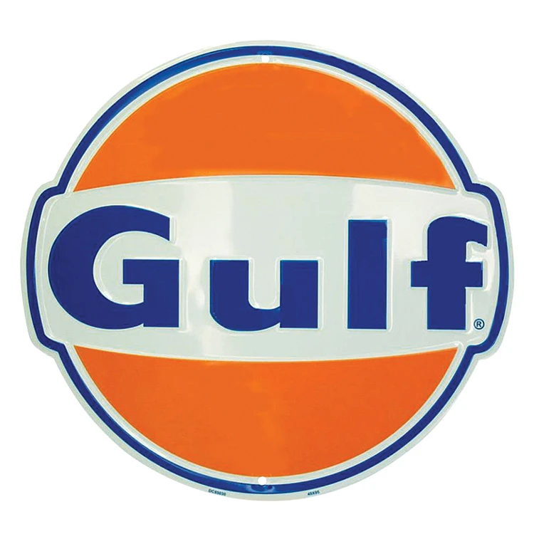 Gulf Gasoline Metal Sign Main Image